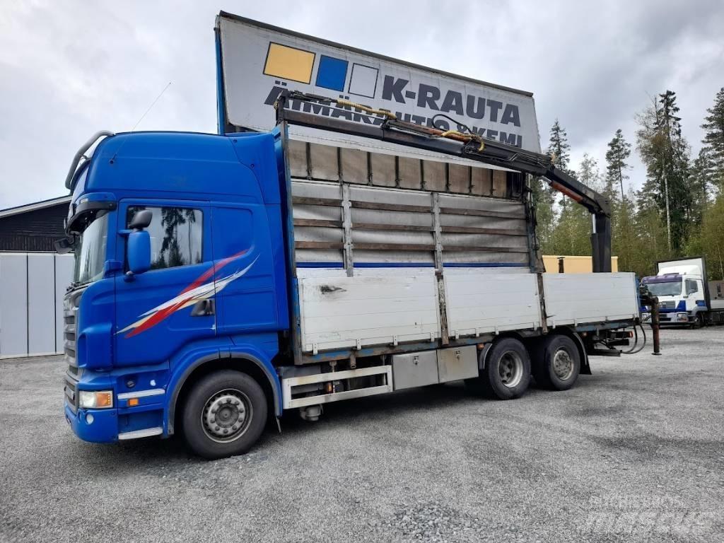 Scania R 560 Smagās mašīnas ar celtni