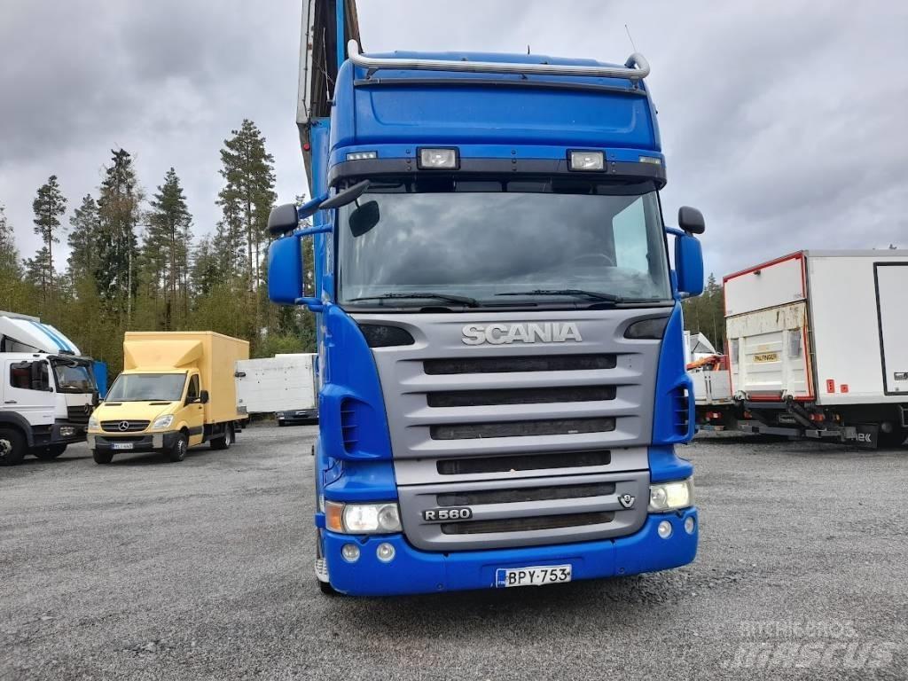 Scania R 560 Smagās mašīnas ar celtni