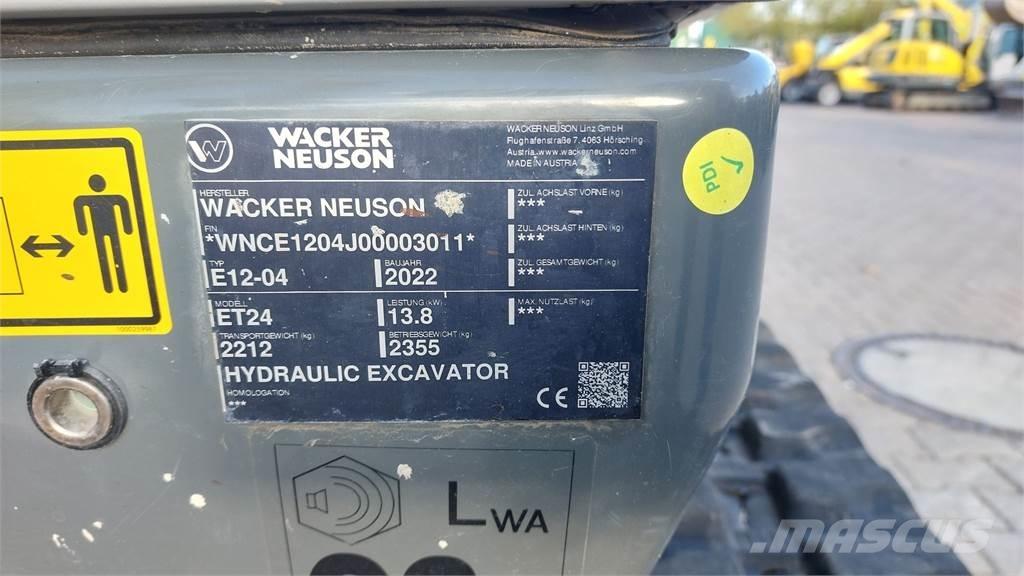 Wacker Neuson ET24 Kāpurķēžu ekskavatori