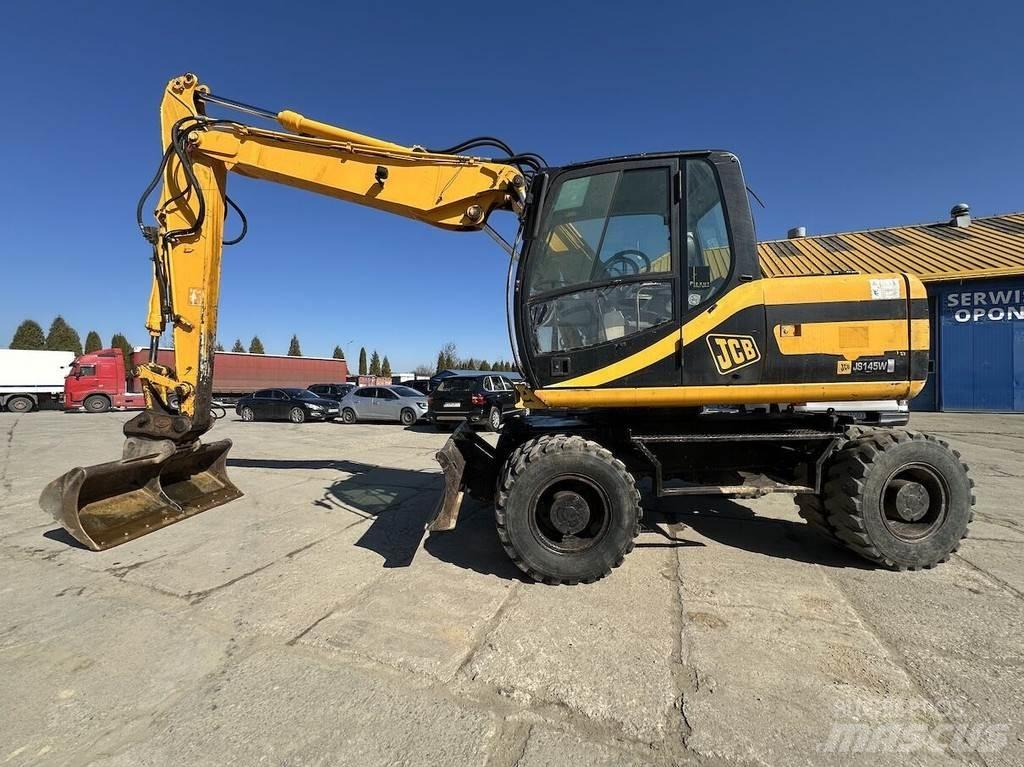 JCB JS145W Ekskavatori uz riteņiem