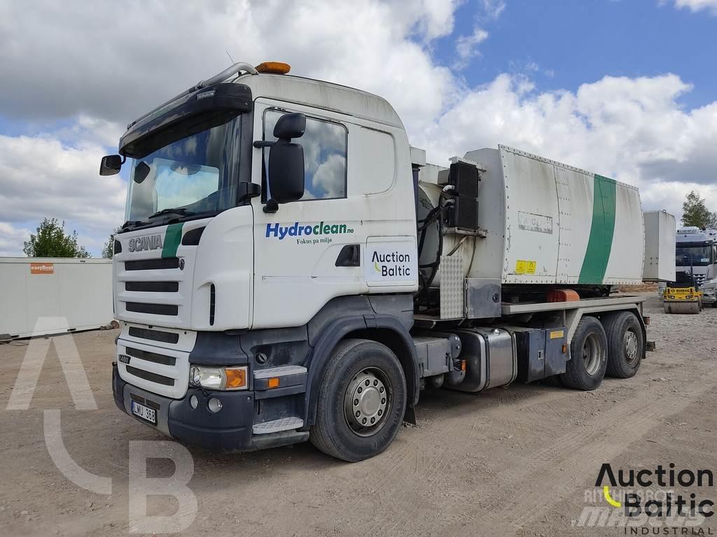 Scania R 480 Kombinētās vakumsūkņa mašīnas
