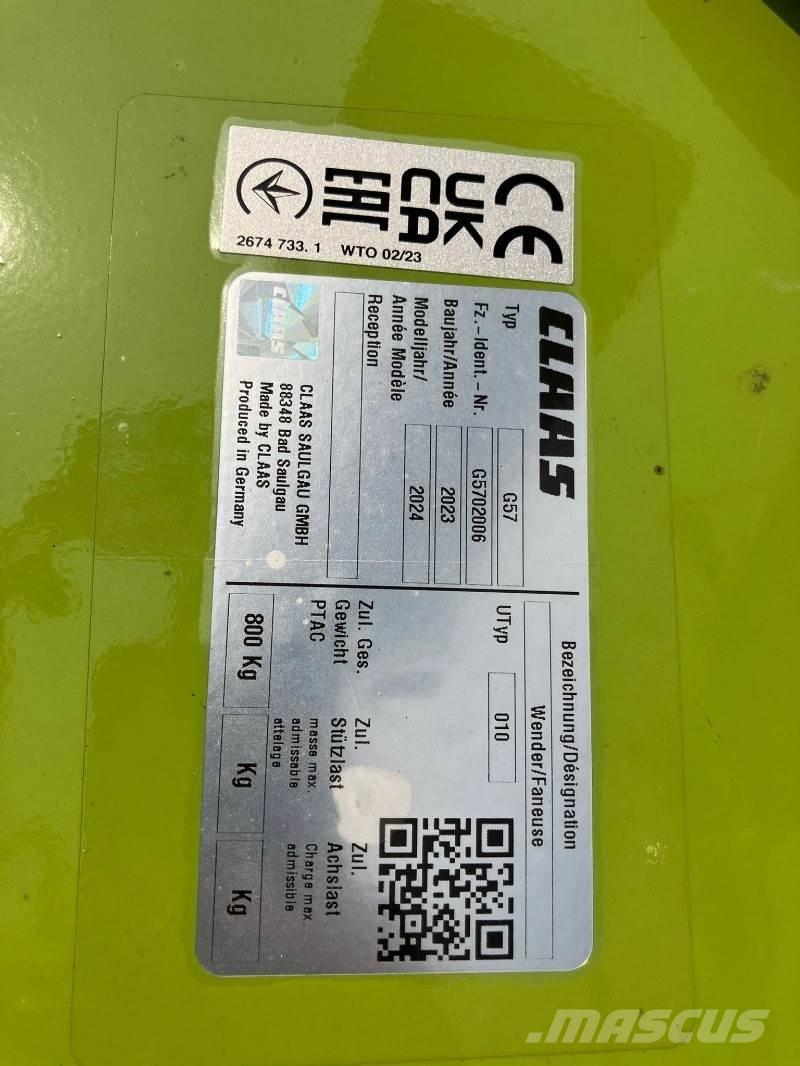 CLAAS Volto 65 Grābekļi un siena ārdītāji