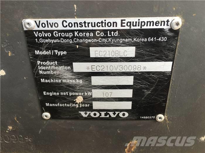 Volvo EC 210 B LC Kāpurķēžu ekskavatori