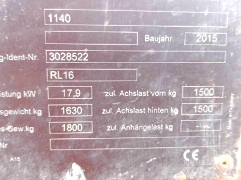Weidemann 1140 Lietoti riteņu kompaktiekrāvēji