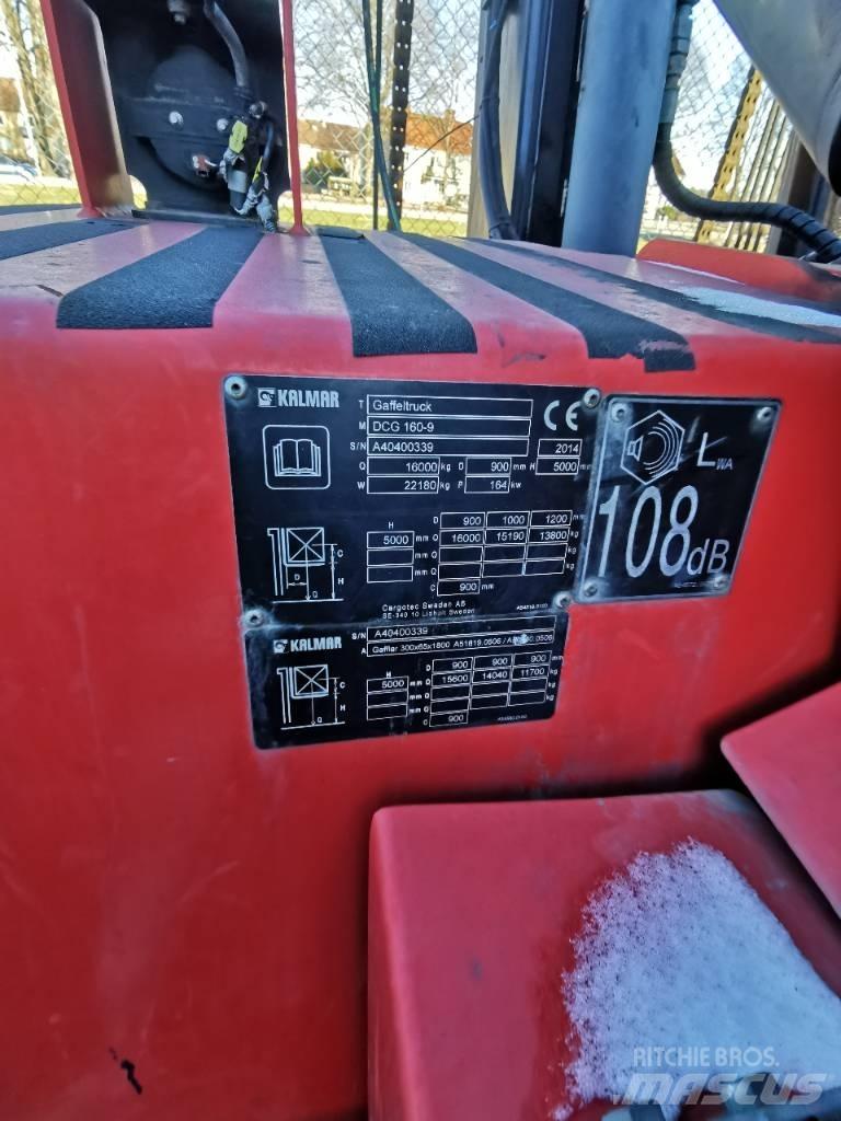 Kalmar DCG160-9 Tehnika ar dīzeļa dzinēju