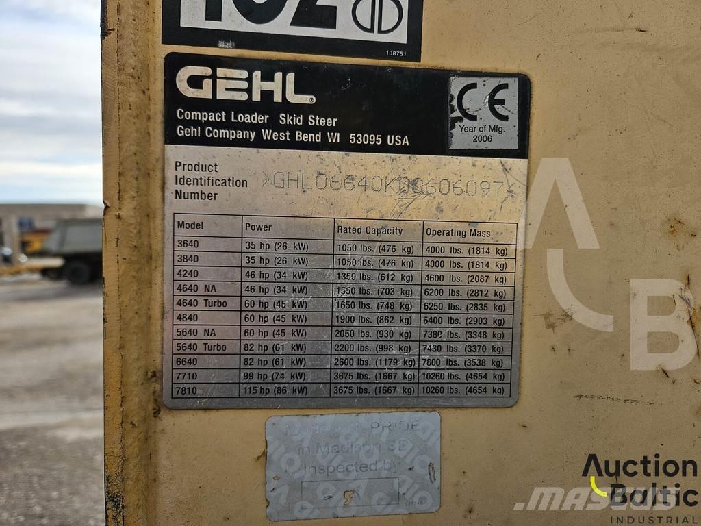 Gehl 6640 Lietoti riteņu kompaktiekrāvēji