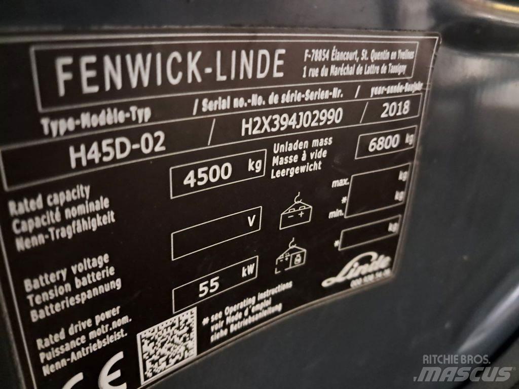 Linde H45D-02 Tehnika ar dīzeļa dzinēju