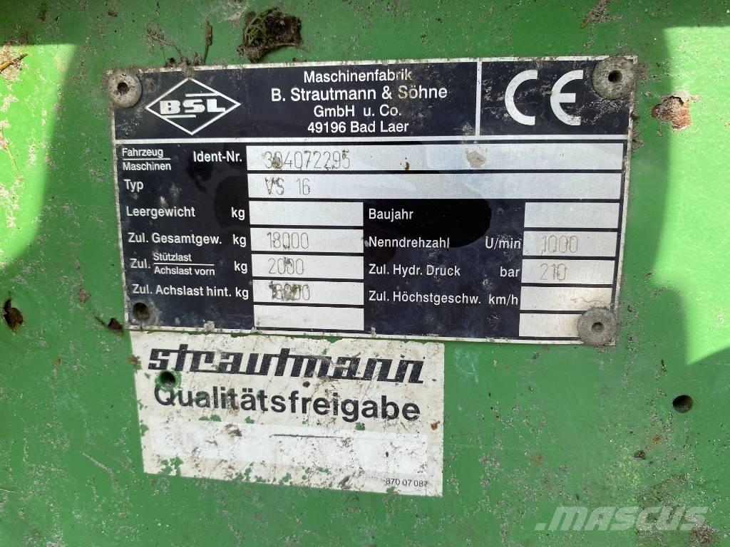 Strautmann VS16 Mēslojuma izkliedētājs