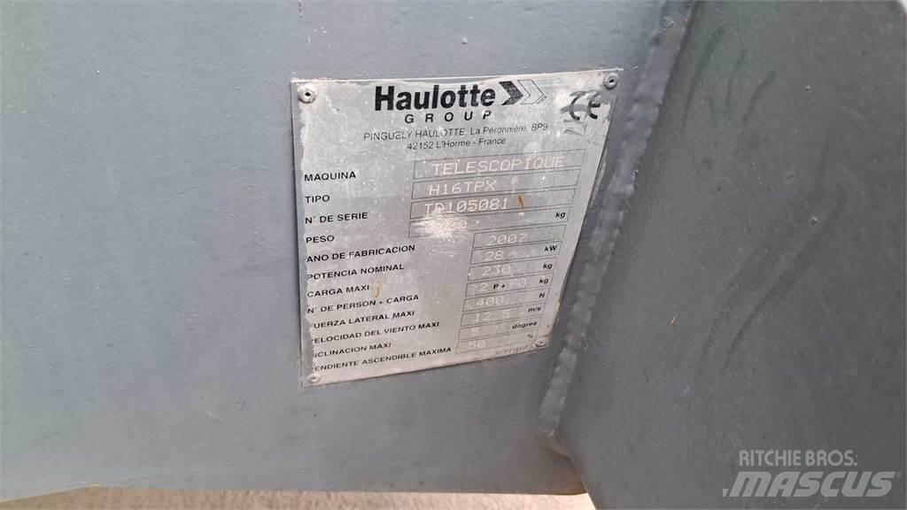 Haulotte H16TPX Teleskopiskie pacēlāji