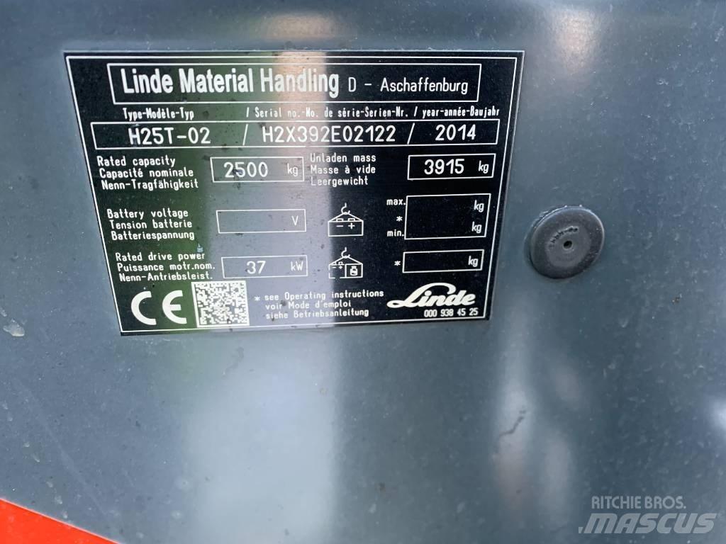 Linde H25T-02 LPG tehnika