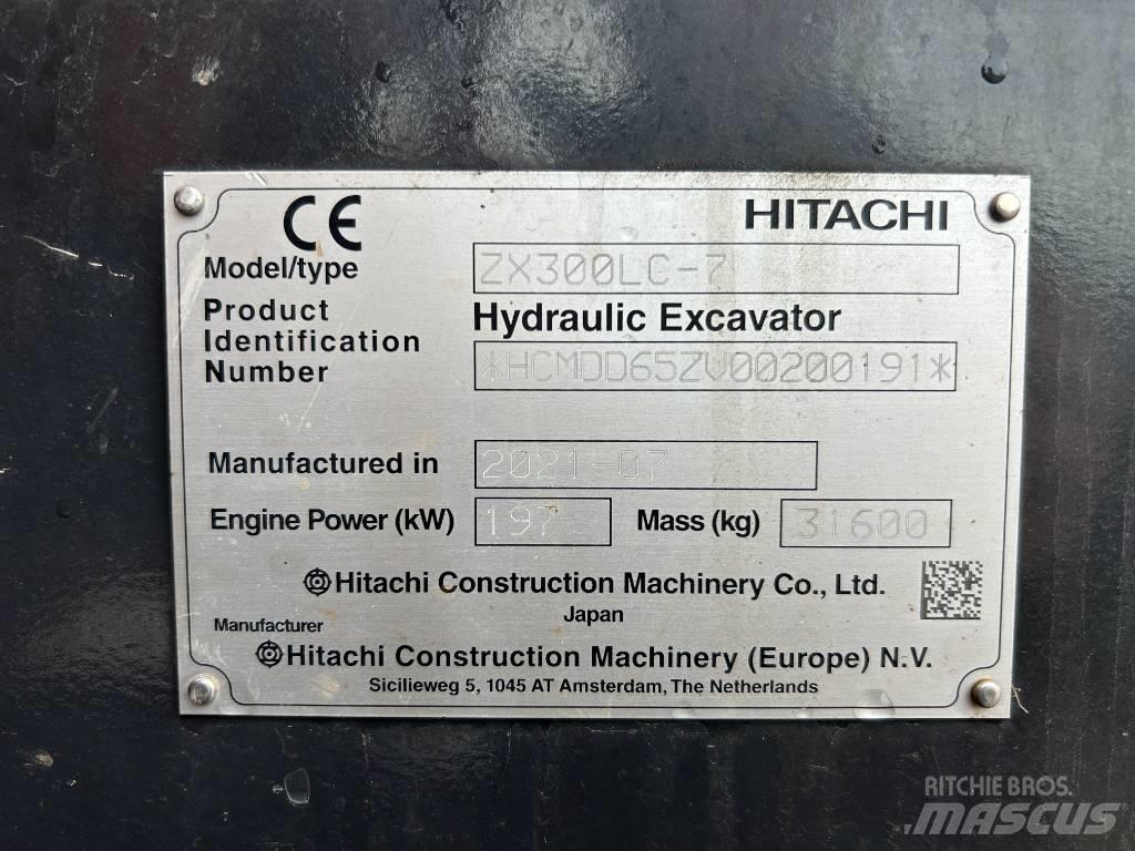 Hitachi ZX300LC-7 Kāpurķēžu ekskavatori