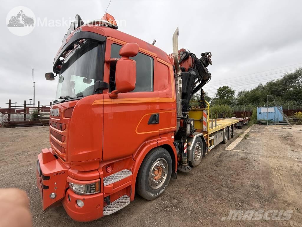 Scania R 450 bodbil Smagās mašīnas ar celtni