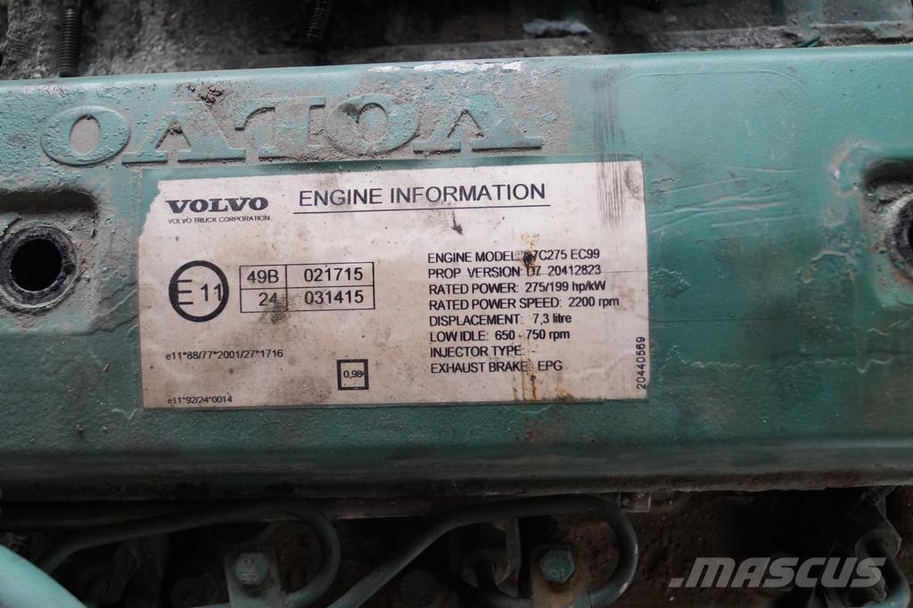 Volvo D7C 275 USED Dzinēji