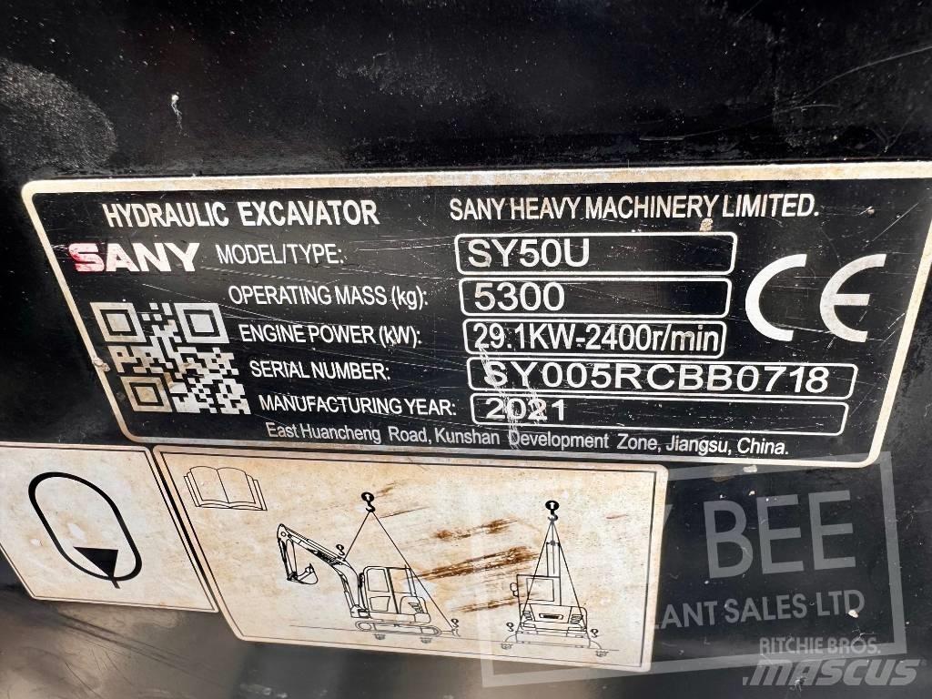 Sany SY 50 U Mini ekskavatori < 7 t