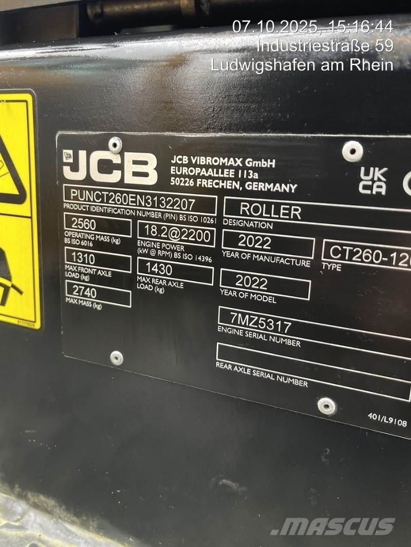 JCB CT260-120 Veltņi