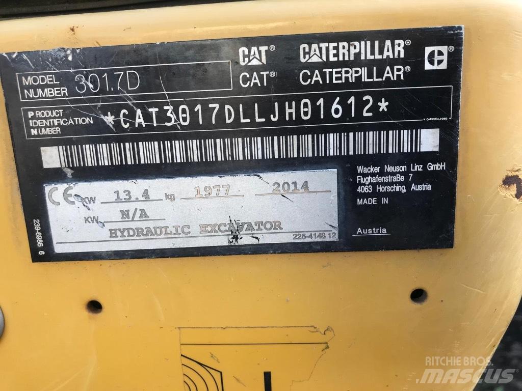 CAT 301.7 D Mini ekskavatori < 7 t