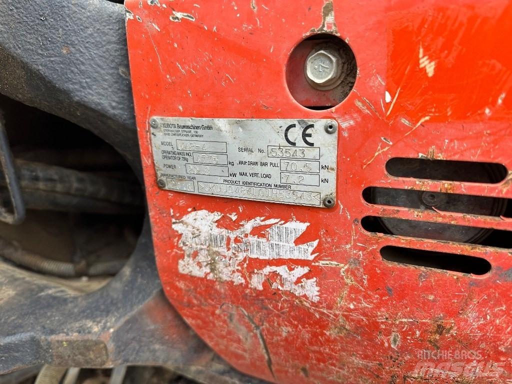 Kubota KX 048-4 Mini ekskavatori < 7 t