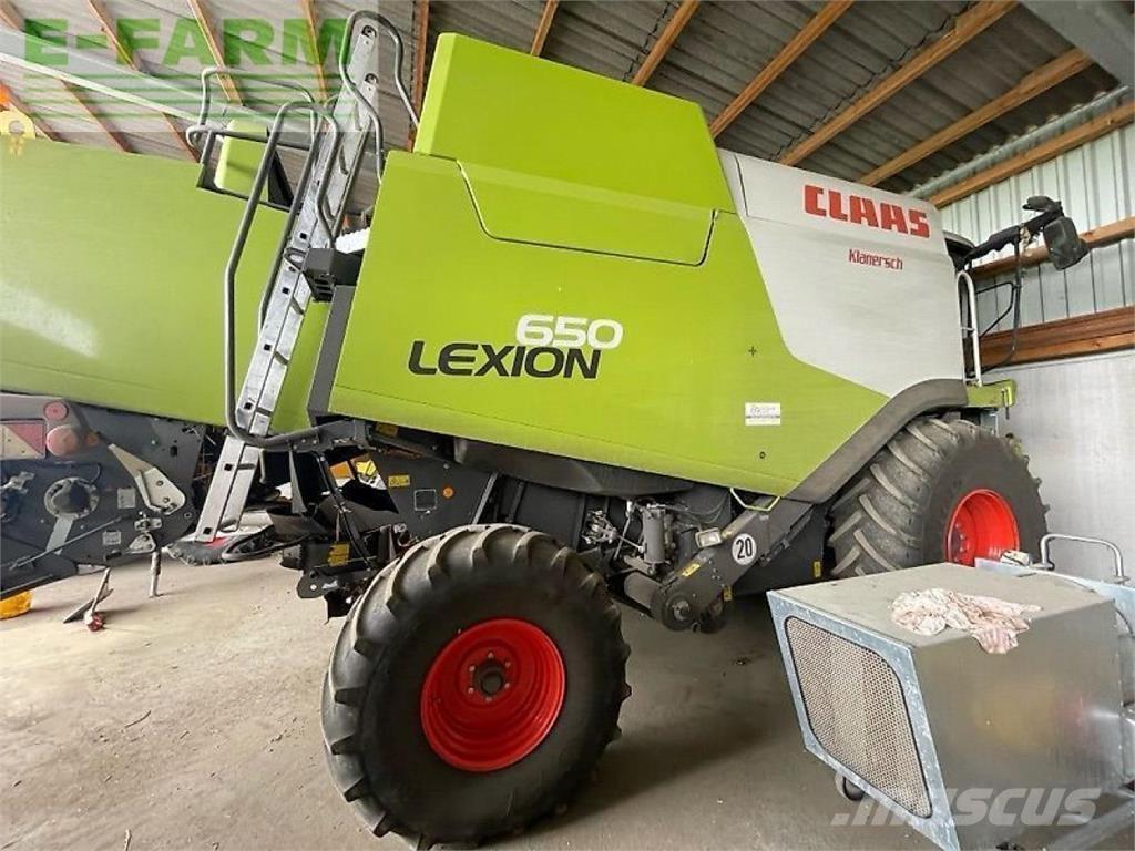 CLAAS lexion 650 Ražas novākšanas kombaini