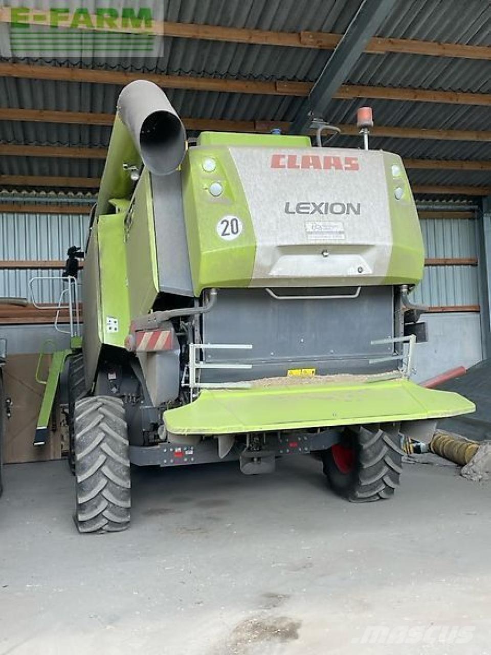 CLAAS lexion 650 Ražas novākšanas kombaini