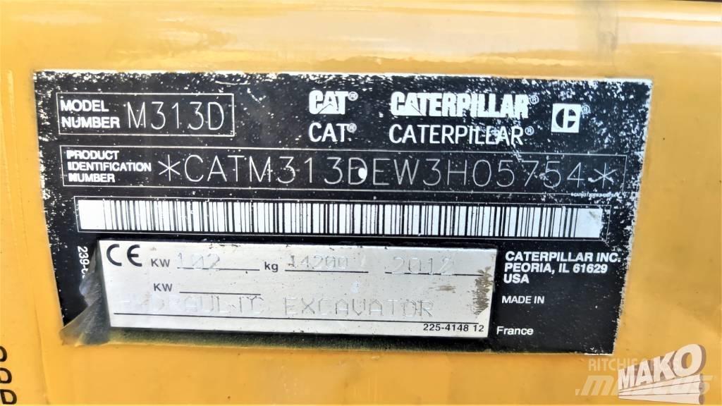 CAT M 313 D Ekskavatori uz riteņiem