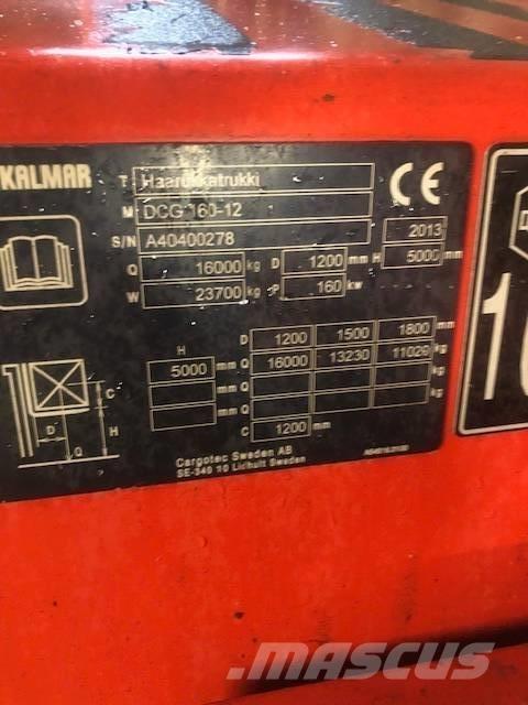 Kalmar DCG160-12 Tehnika ar dīzeļa dzinēju