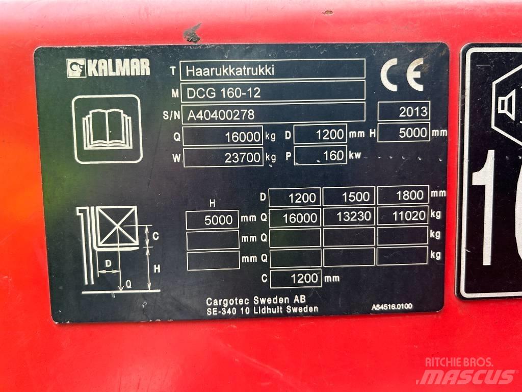 Kalmar DCG160-12 Tehnika ar dīzeļa dzinēju