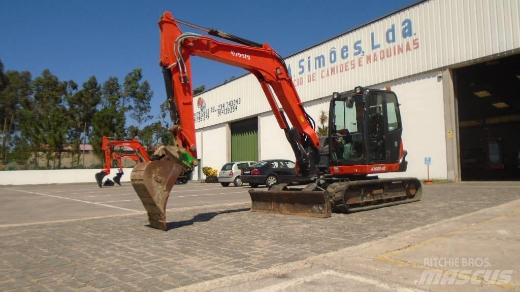 Kubota KX 080-4 Vidēja lieluma ekskavatori 7 t - 12 t
