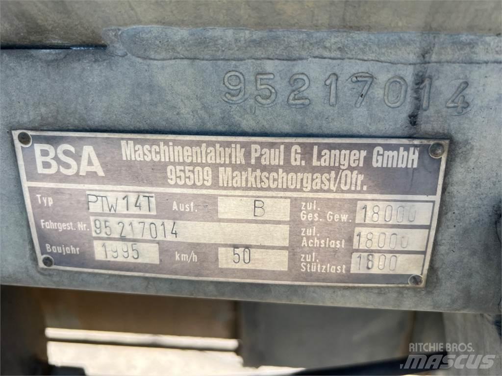 BSA PTW 14 T Emulsijas cisternas