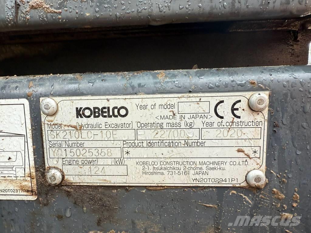 Kobelco SK 210 LC-10 Kāpurķēžu ekskavatori