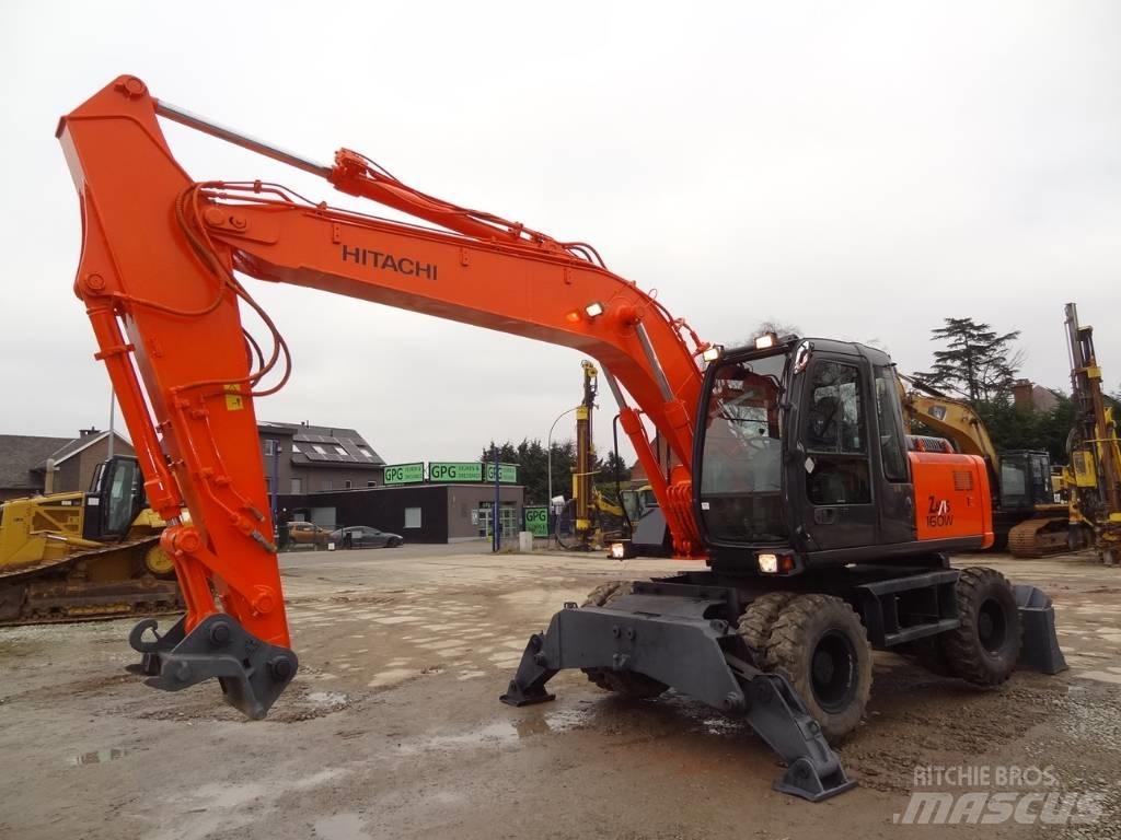 Hitachi EX 160 WD Ekskavatori uz riteņiem