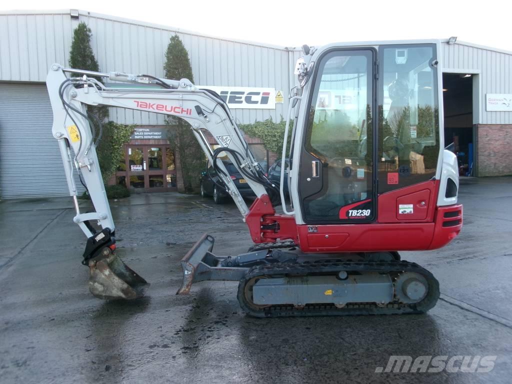 Takeuchi TB 230 Mini ekskavatori < 7 t