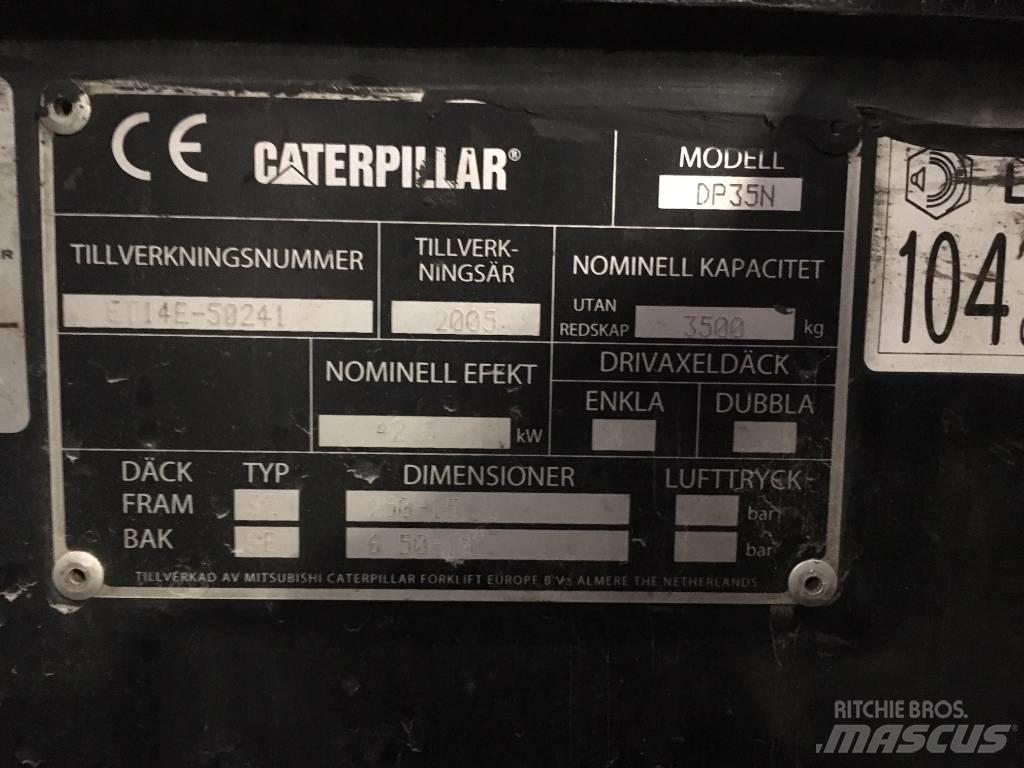 CAT DP 35 N Tehnika ar dīzeļa dzinēju