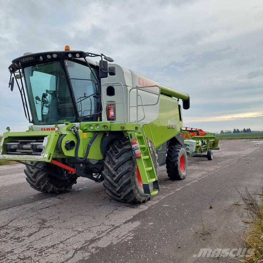 CLAAS Lexion 670 Ražas novākšanas kombaini