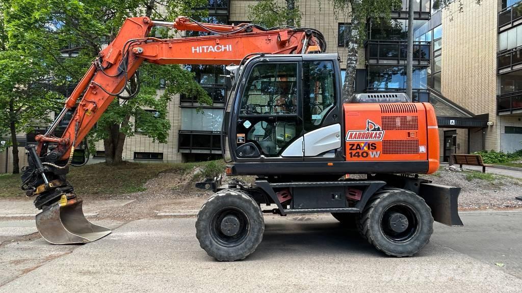 Hitachi ZX140W-5B Ekskavatori uz riteņiem
