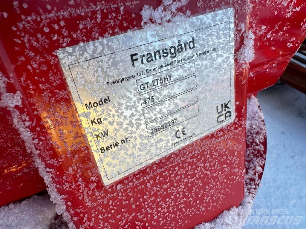 Fransgård GT 275 HY Sniega naži un tīrītāji