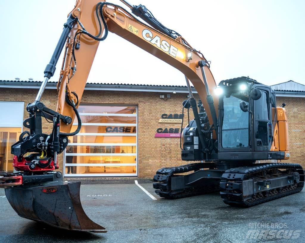 CASE CX 145 Kāpurķēžu ekskavatori