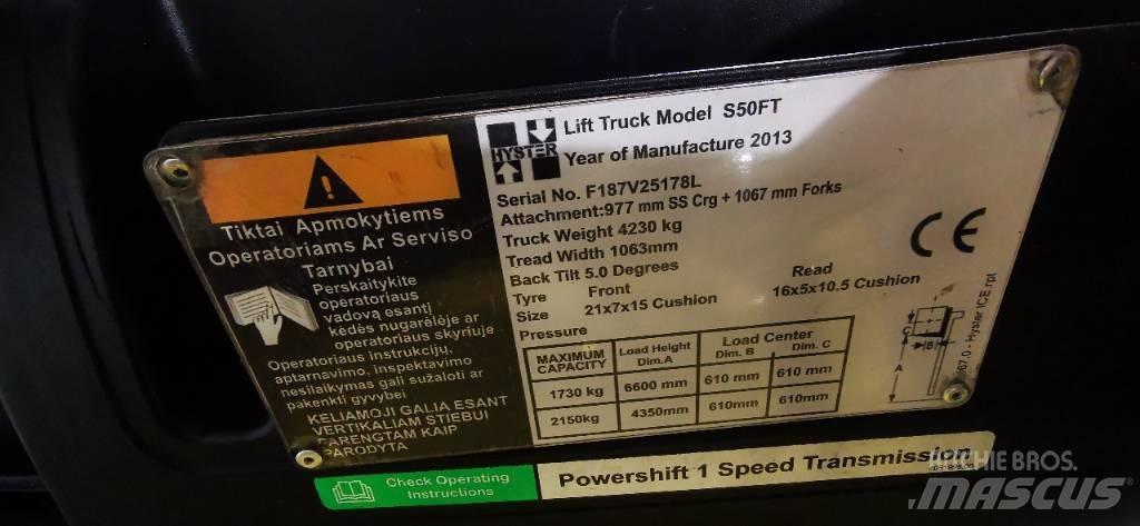 Hyster H 2.5 FT LPG LPG tehnika