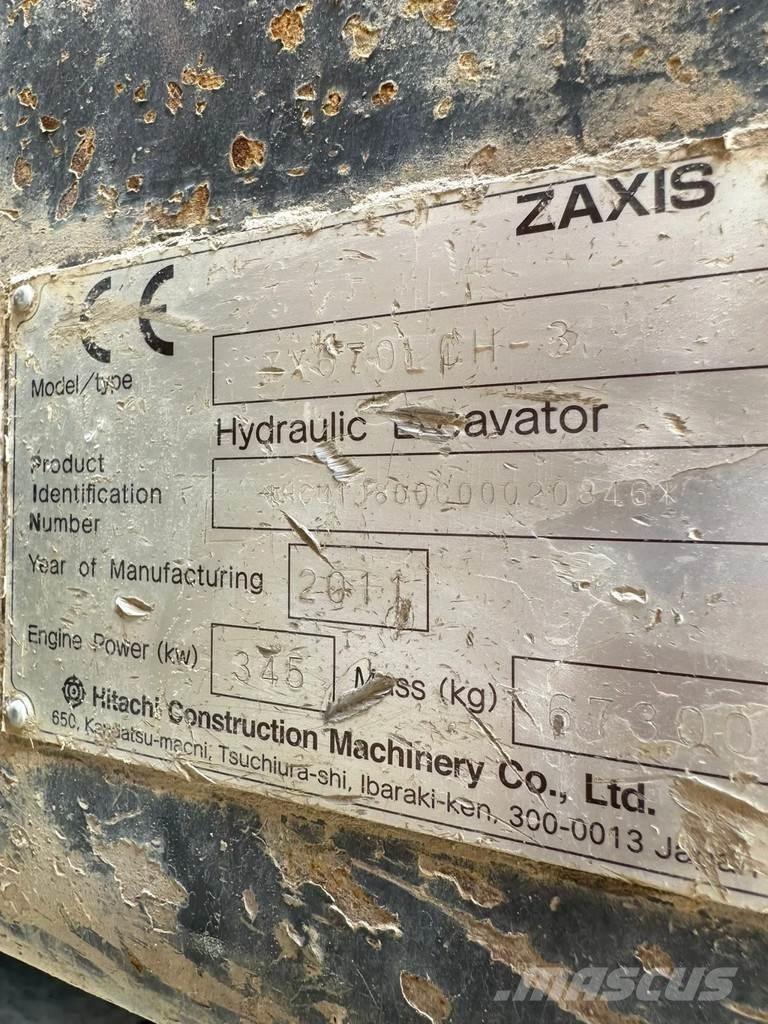 Hitachi ZX670CH-3 Kāpurķēžu ekskavatori