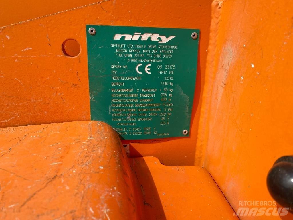 Niftylift HR 17NE Strēles pacēlāji