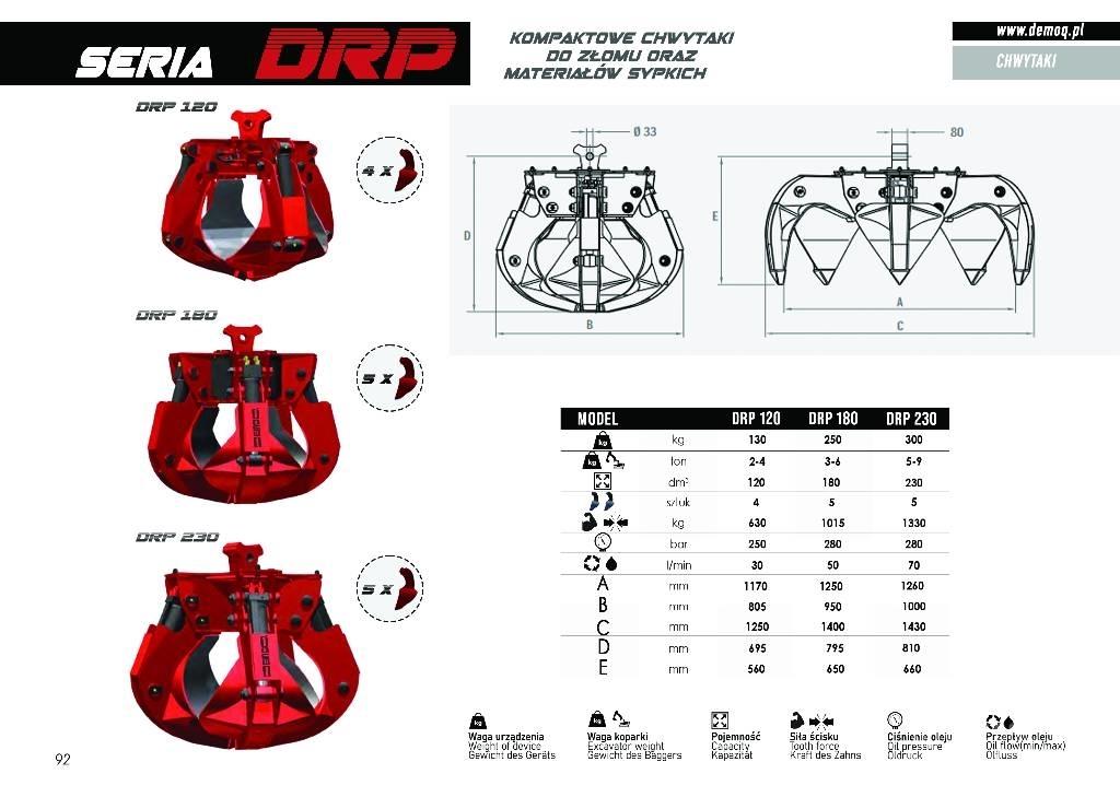  DEMOQ DRP250 4P Pašgrābji