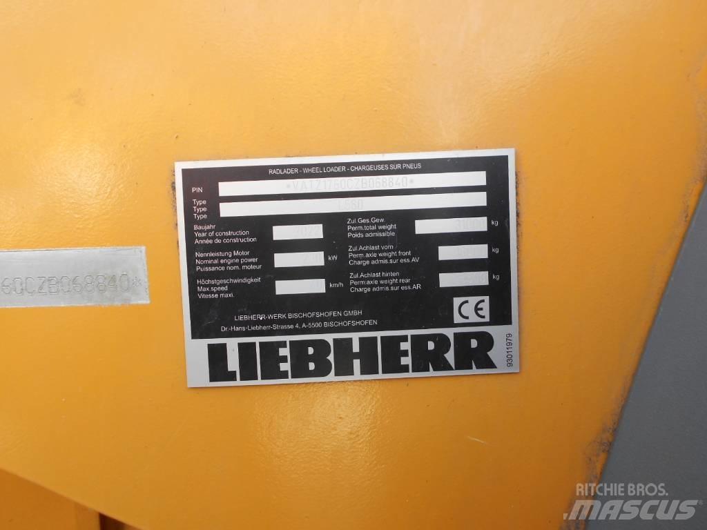 Liebherr L 580 Iekrāvēji uz riteņiem