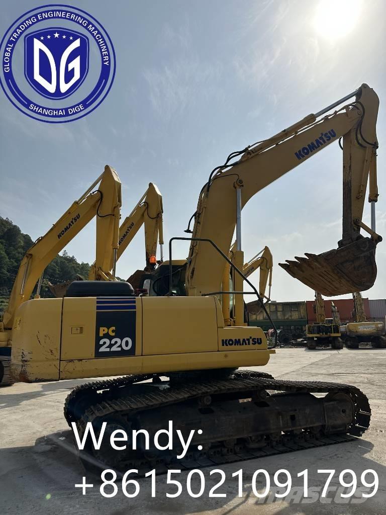 Komatsu PC 220-7 Kāpurķēžu ekskavatori