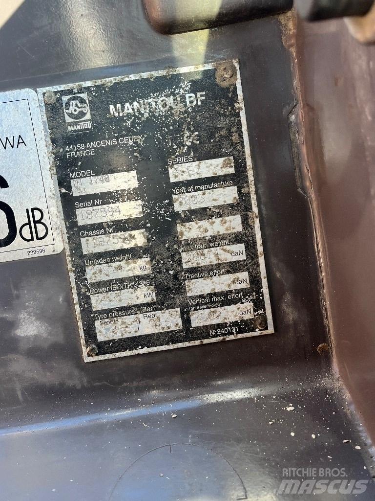 Manitou 1740 Teleskopiskie manipulatori
