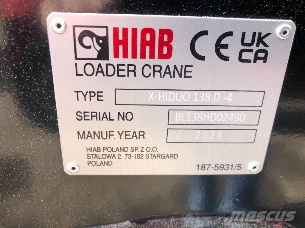 HIAB X-HiDuo 138 D-4 Iekrāvēju krāni