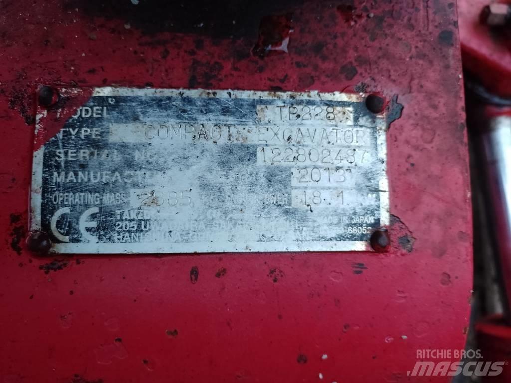 Takeuchi TB228 Mini ekskavatori < 7 t