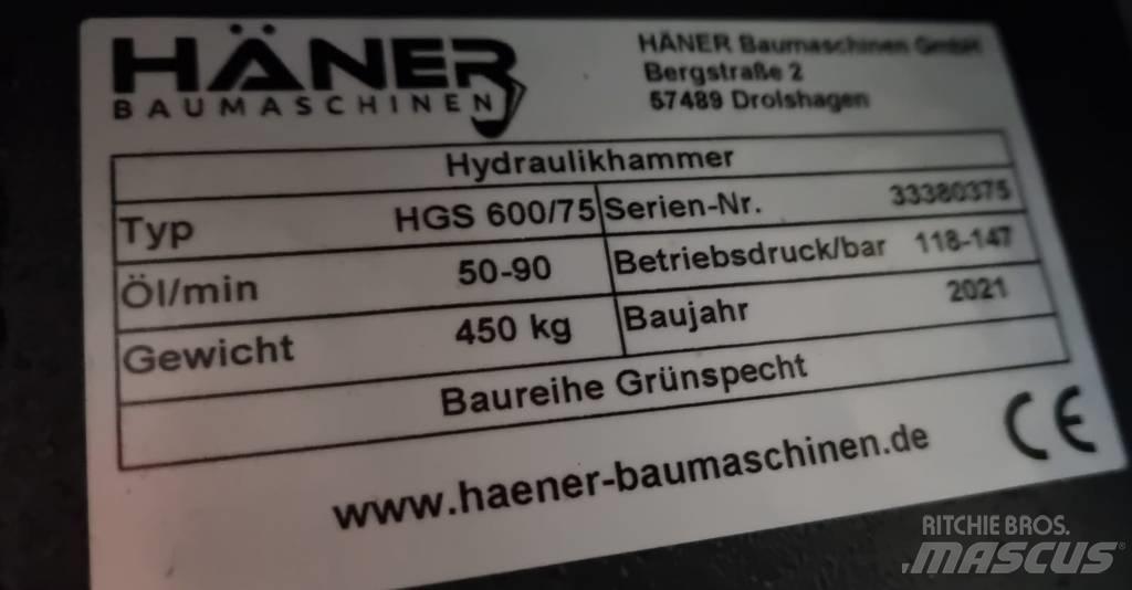 Häner HGS 600/75 Āmuri/Drupinātāji