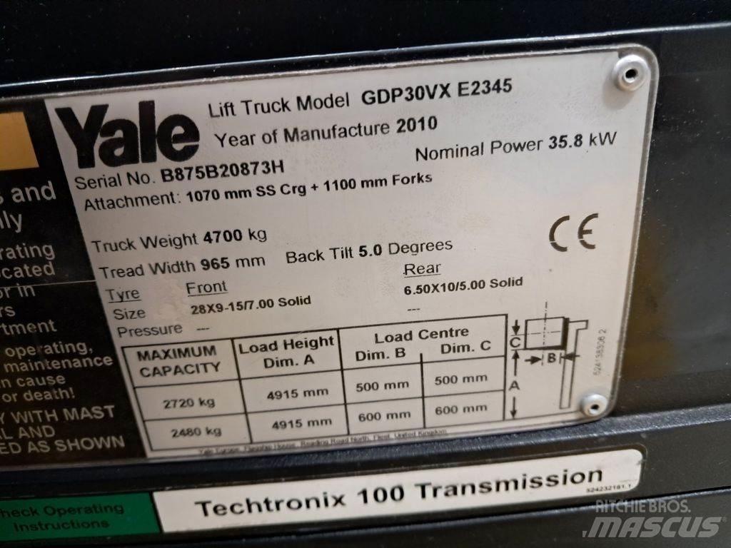 Yale GDP30VX Tehnika ar dīzeļa dzinēju
