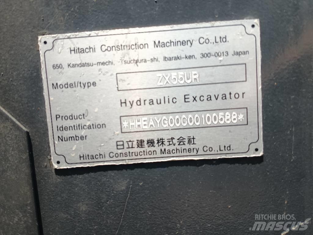 Hitachi 55 Mini ekskavatori < 7 t