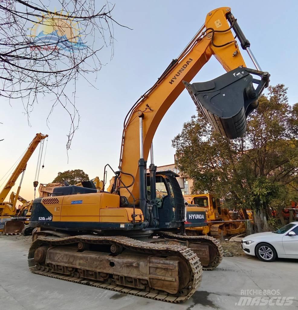 Hyundai R520L-9VS Kāpurķēžu ekskavatori