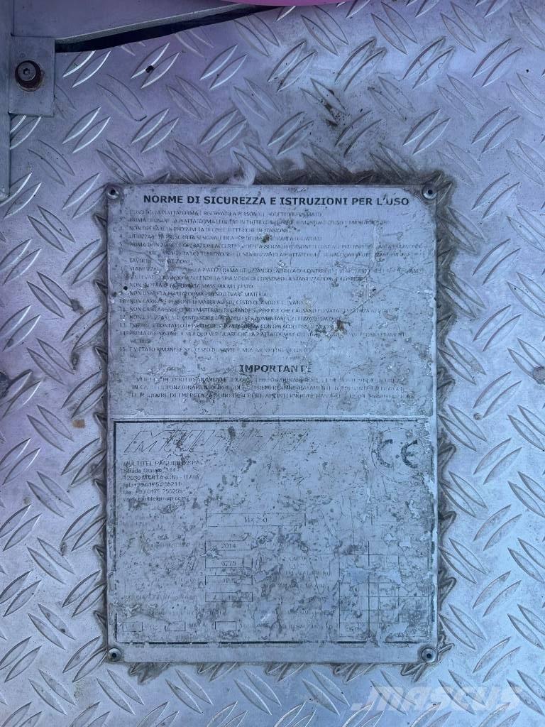 Multitel MX 250 Pacēlāji uz automašīnas bāzes